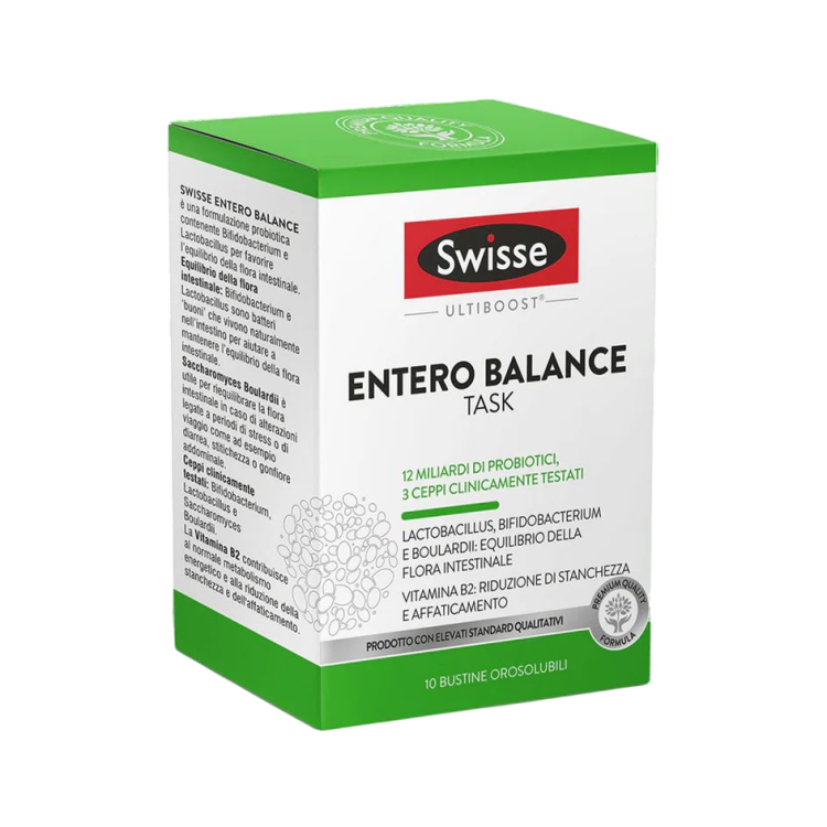 Swisse Entero Balance Task - Integratore per l'equilibrio della flora intestinale - 10 buste orosolubili Swisse Entero Balance Task - Integratore per l'equilibrio della flora intestinale - 10 buste orosolubili