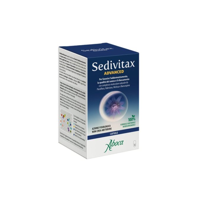 Sedivitax Advanced - Integratore per favorire il riposo notturno - 70 opercoli