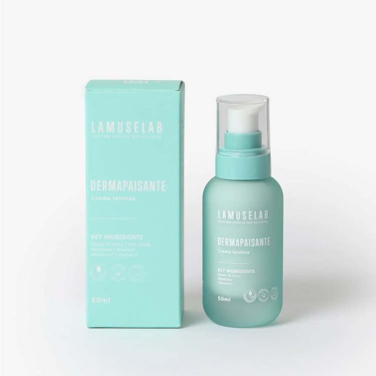Lamuselab Dermapaisante Crema Lenitiva Protettiva per Pelle Sensibile 50ml