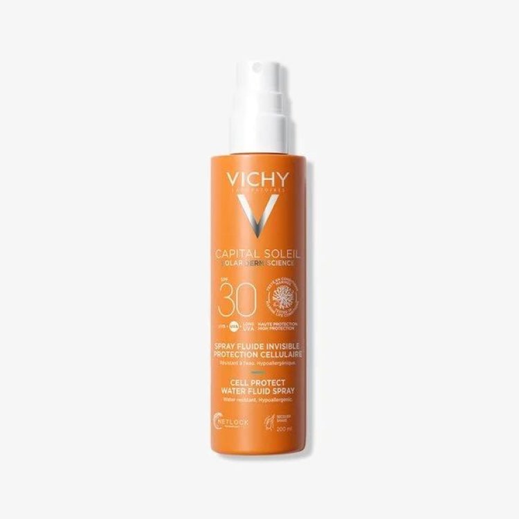 Vichy Capital Soleil Spray Anti Disidratazione SPF30 - Protezione solare idratante corpo - 200 ml