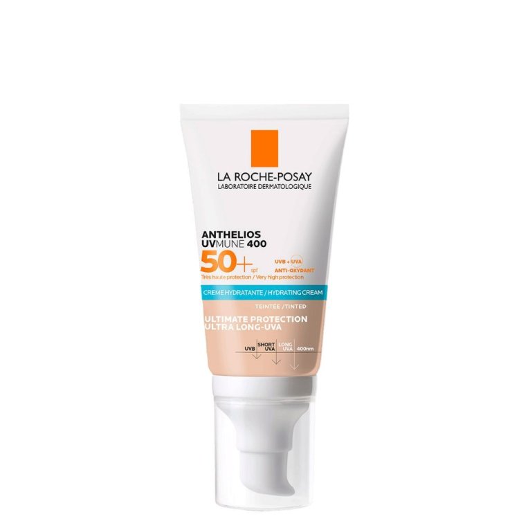Anthelios UVmune 400 Crema Idratante SPF50+ Colorata - Protezione solare molto alta per il viso - 50 ml Anthelios UVmune 400 Crema Idratante SPF50+ Colorata - Protezione solare molto alta per il viso - 50 ml