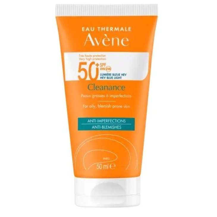Avene Solare Cleanance SPF50+ Anti Imperfezioni - Crema solare per pelli grasse con imperfezioni - 50 ml