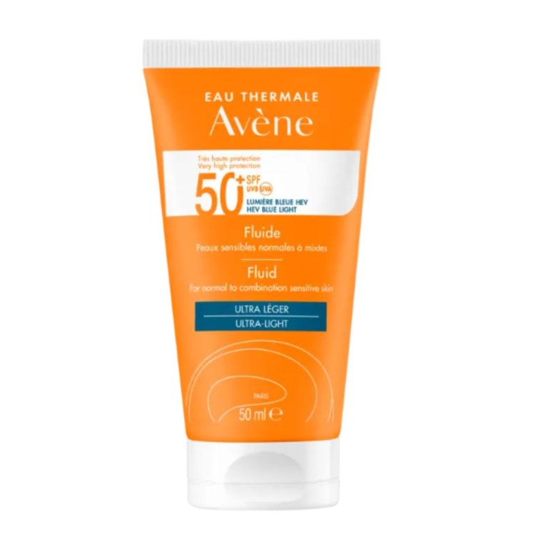 Avene Solare Fluido SPF50+ - Fluido solare ultra leggero - 50 ml
