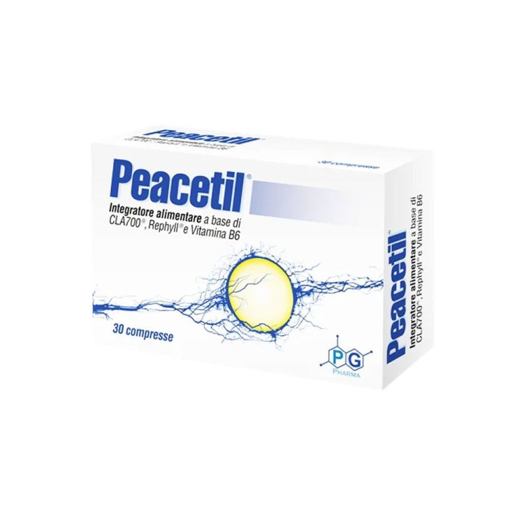Peacetil - Integratore alimentare per il sistema nervoso - 30 compresse Peacetil - Integratore alimentare per il sistema nervoso - 30 compresse
