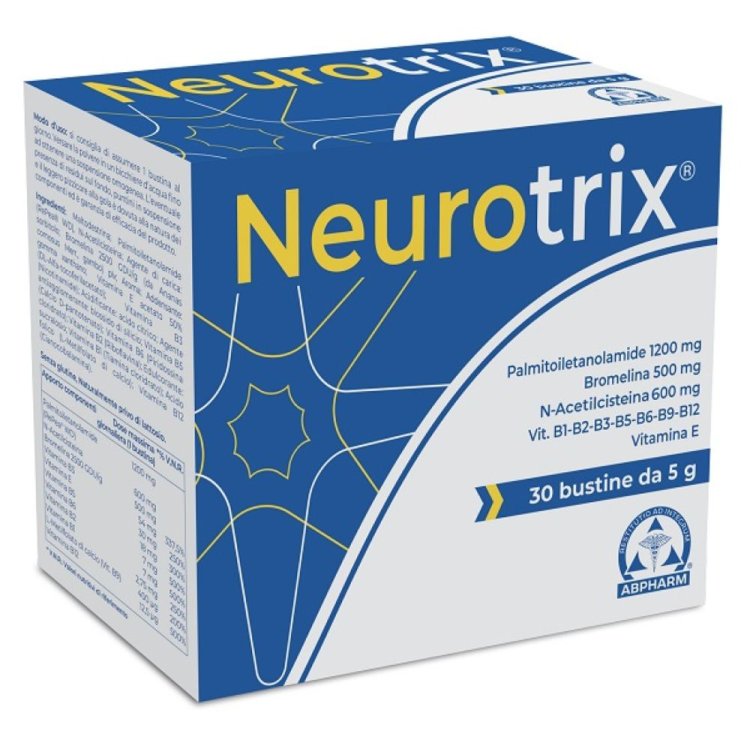 A.B.PHARM Neurotrix Integratore Alimentare per Sistema Nervoso in Bustine A.B.PHARM Neurotrix Integratore Alimentare per Sistema Nervoso in Bustine