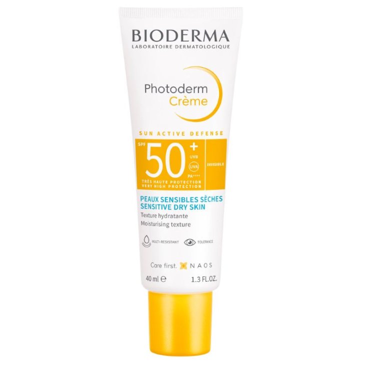 Bioderma Photoderm Crème SPF50+ - Protezione viso per pelle secca e sensibile - 40 ml