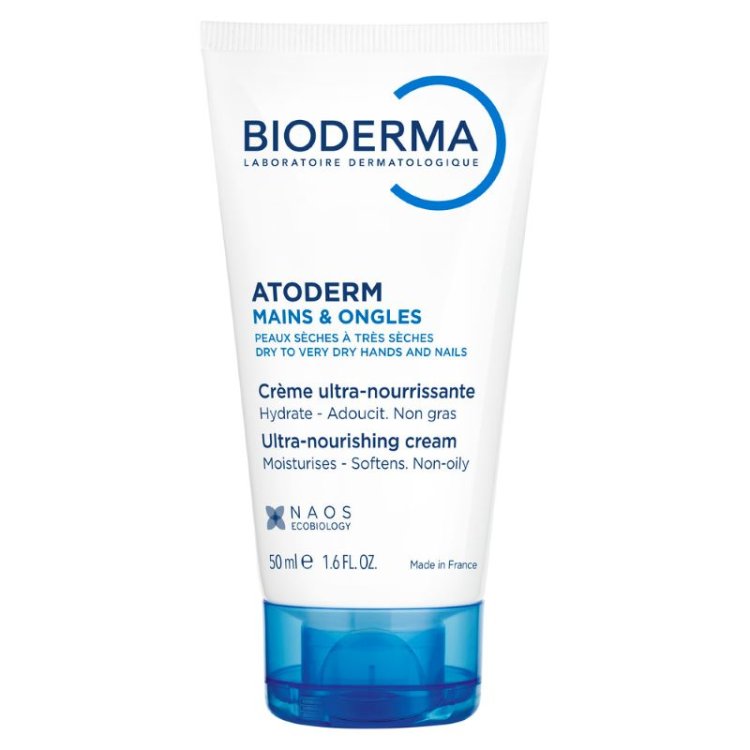 Bioderma Atoderm Mains & Ongles - Crema ulta riparatrice per mani secche - 50 ml