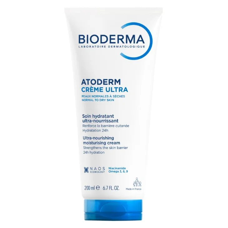 Bioderma Atoderm Crème Ultra - Crema idratante per pelle da normale a secca - 200 ml