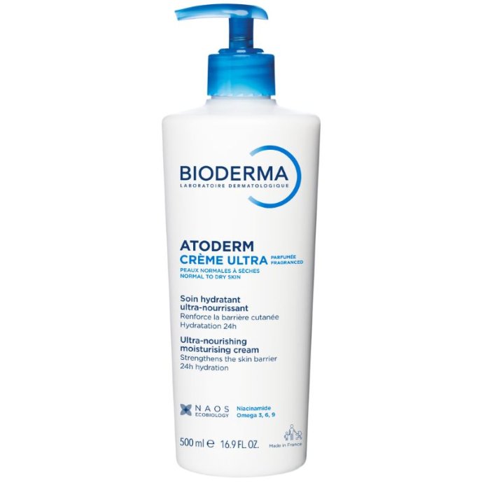 Bioderma Atoderm Creme Ultra - Crema idratante per pelle da normale a secca - 500 ml