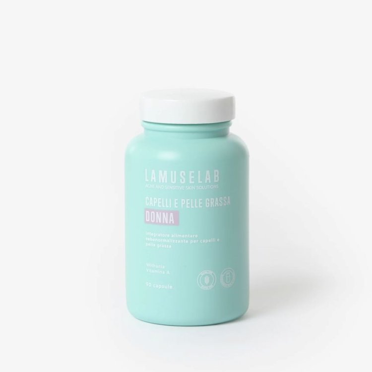 LamuseLab Capelli Donna Integratore Alimentare per Benessere Capelli 90 Capsule