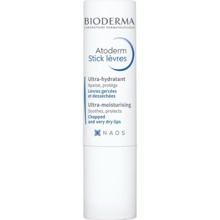 Bioderma Atoderm Stick Lèvres - Stick idratante per labbra secche e screpolate - 4 g