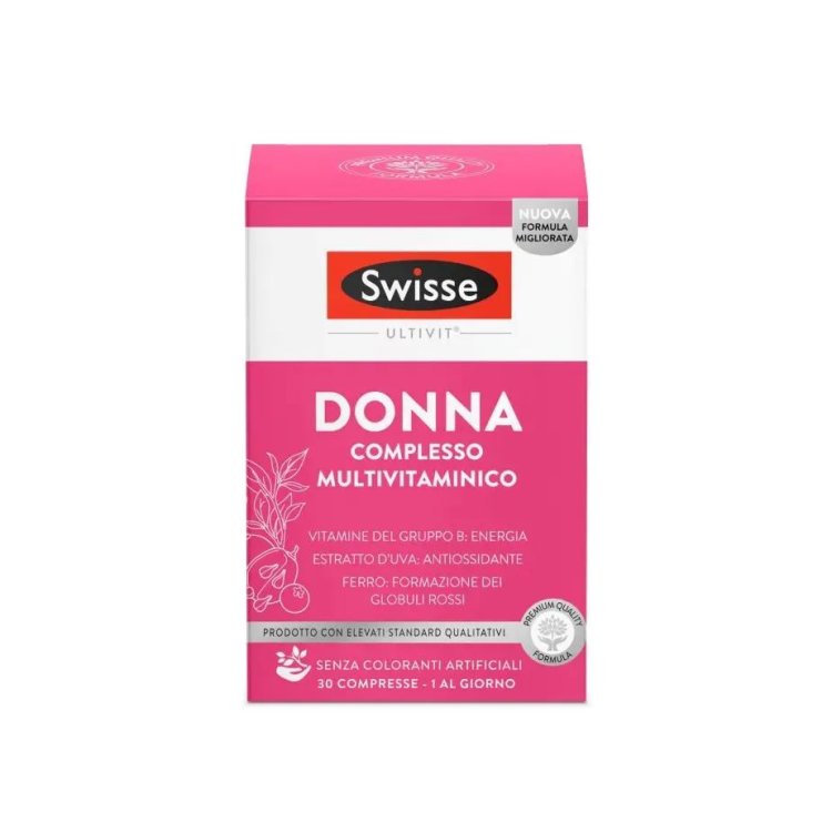 Swisse Multivitaminico Donna - Integratore alimentare a base di vitamine e minerali - 60 compresse