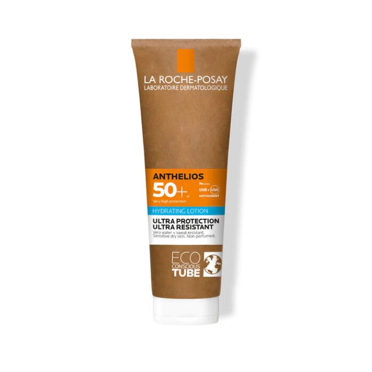 Anthelios Latte Solare Idratante SPF50+ Paper - Protezione solare resistente all'acqua per viso e corpo - 75 ml