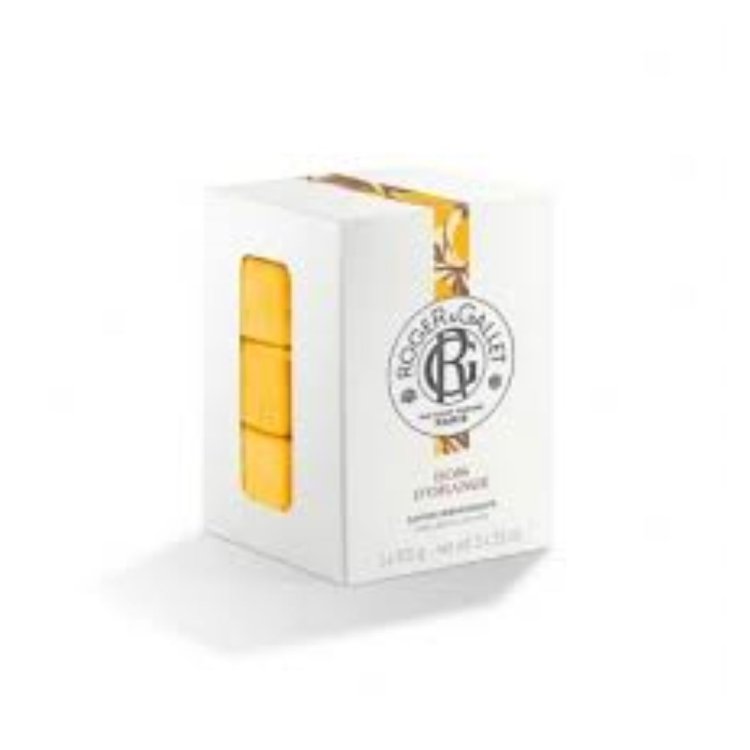 Roger & Gallet Bois D'orange Box Saponette - Idea regalo di Natale - 3 saponette profumate