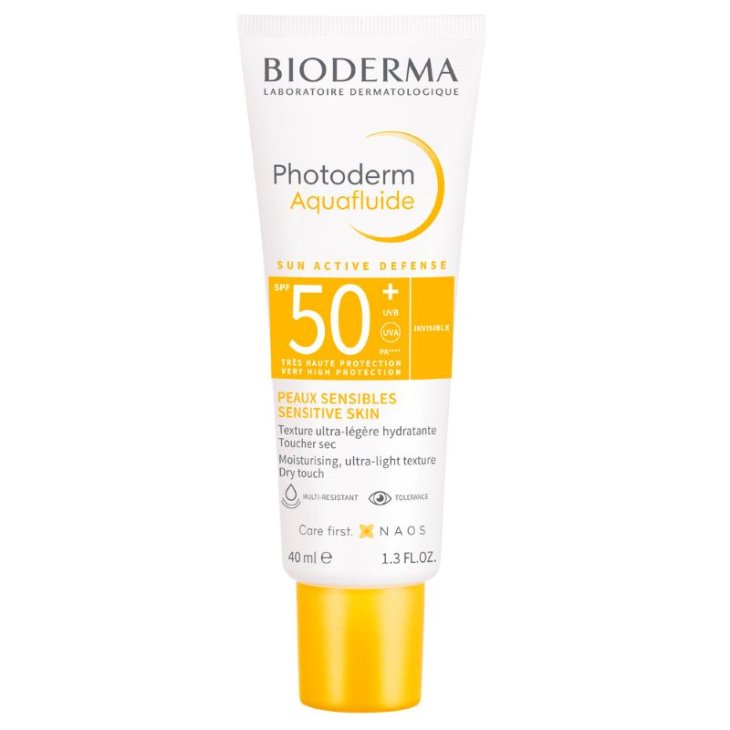Bioderma Photoderm Aquafluid SPF50+ - Protezione solare molto alta effetto mat - 40 ml