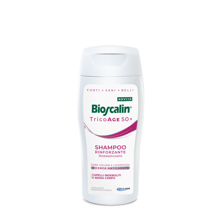 Bioscalin Tricoage 50+ Shampoo Rinforzante - Ideale per capelli sottili e diradati - 200 ml - Taglio prezzo