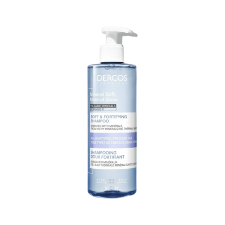 Vichy Dercos Technique Shampoo Dolcezza Minerale - Shampoo dolce fortificante per lavaggi frequenti - 200 ml