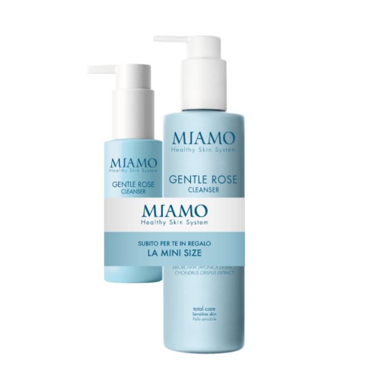 Miamo Total Care Gentle Rose Cleanser Duo - Gel detergente restitutivo per pelle sensibile - 250 ml