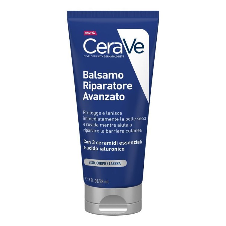 Cerave Balsamo Riparatore Avanzato Pelle Secca con Ceramidi e Acido Ialuronico 88ml