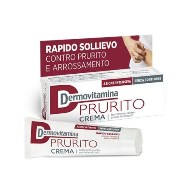 Dermovitamina Prurito Crema Intensiva - Trattamento lenitivo per prurito localizzato e arrosamento - 30 ml