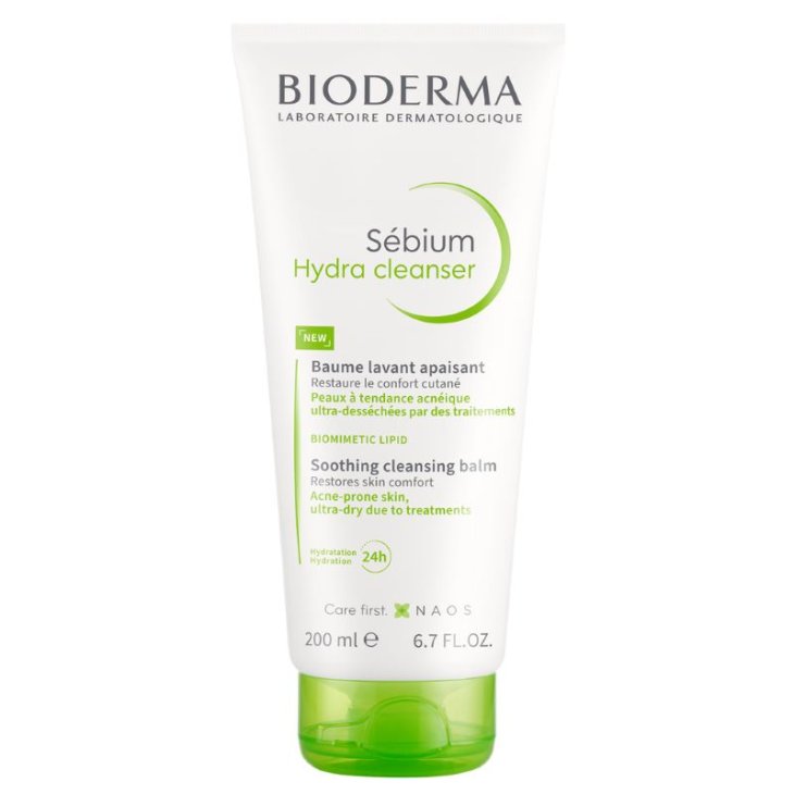 Bioderma Sebium Hydra Cleanser - Balsamo detergente per pelle acneica sensibilizzata - 200 ml