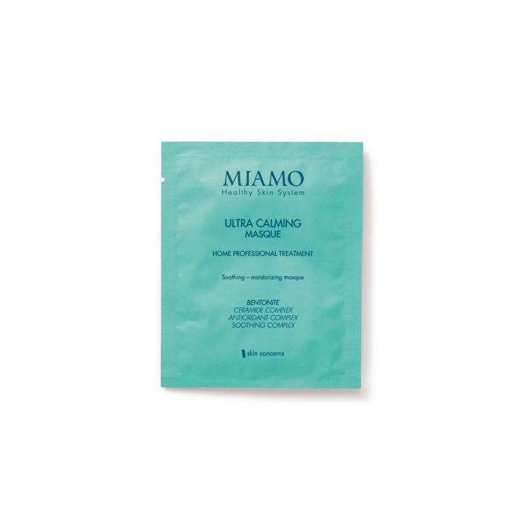 Miamo Skin Concerns Ultra Calming Masque - Maschera viso idratante per pelle sensibile e arrossata - 6 pezzi da 10 ml
