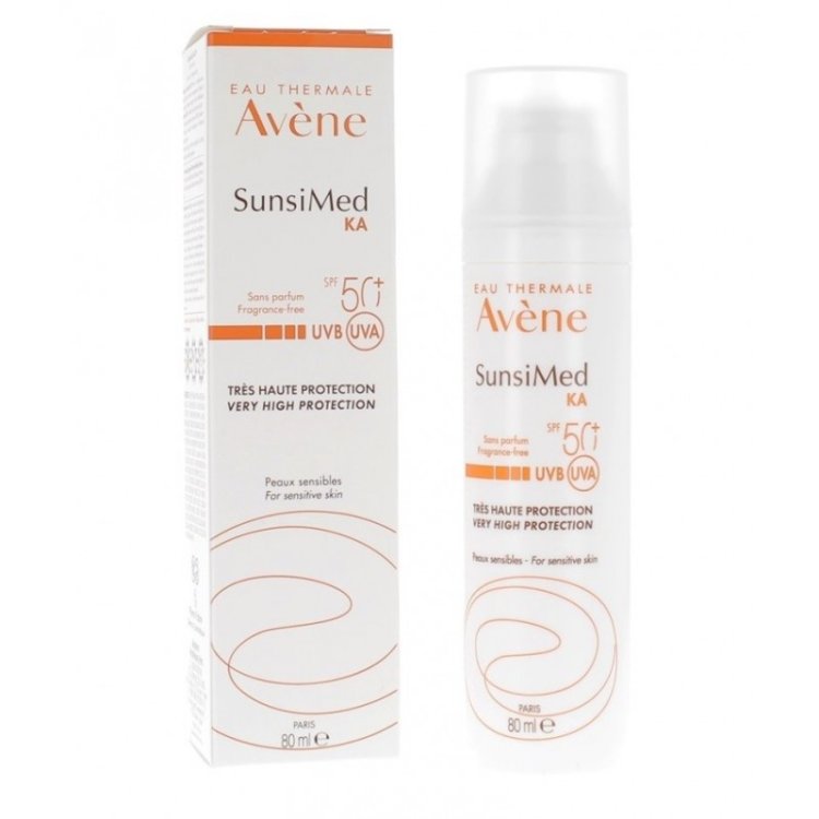 Avene Sunsimed KA SPF50+ - Protezione solare anti-cheratosi per pelle sensibile - 80 ml