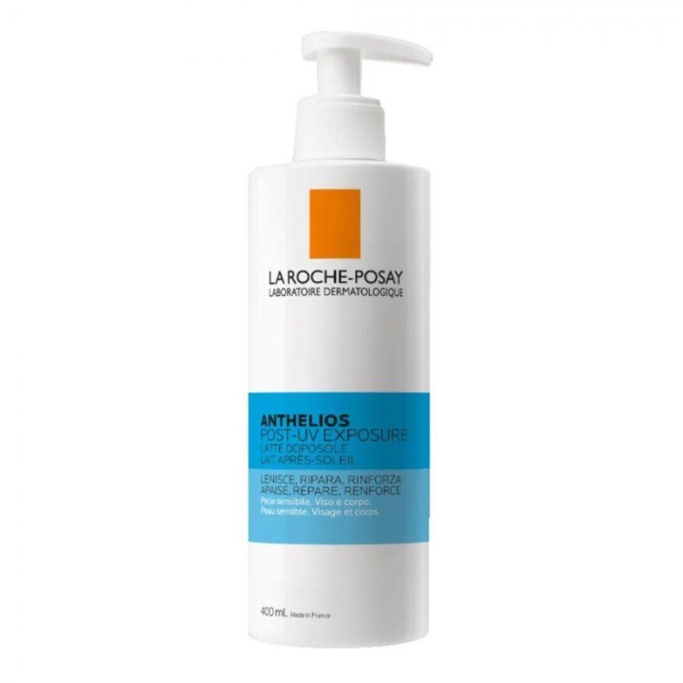 Anthelios Post-Uv Exposure Latte Doposole - Doposole lenitivo e riparatore per viso e corpo - 400 ml