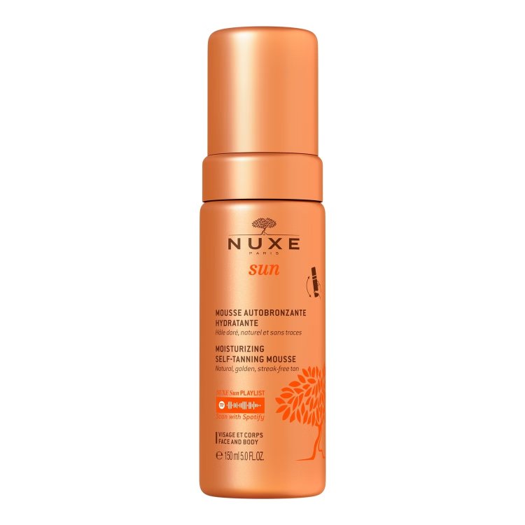 Nuxe Sun Mousse Autoabbronzante Idratante - Per un'abbronzatura dorata e naturale - 150 ml