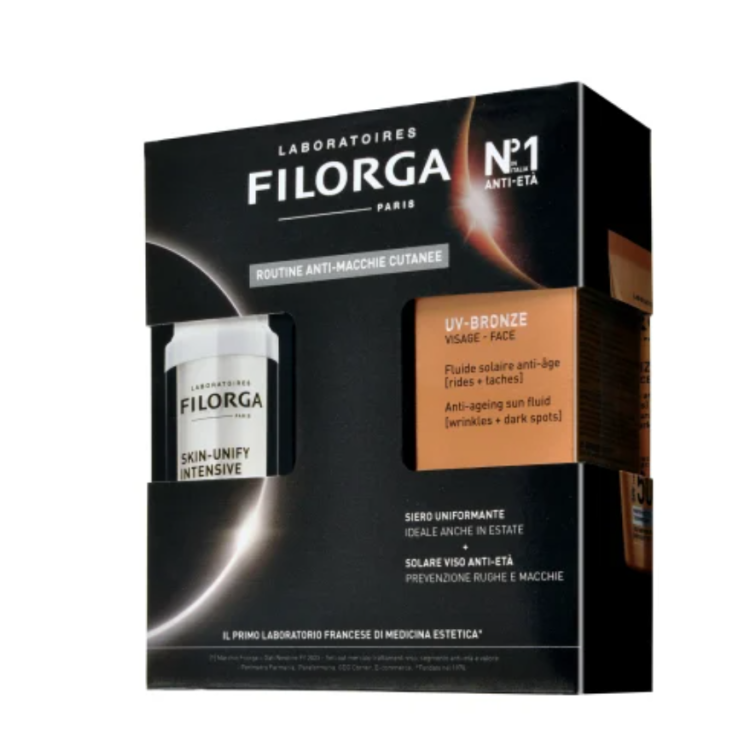 Filorga Routine Anti-Macchie Cutanee - Siero skin unify intensive da 30 ml + Uv-Bronze face SPF50+ da 40 ml