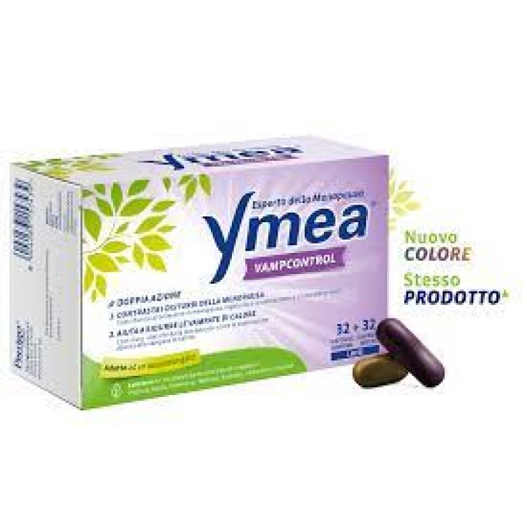 Ymea Vamp Control - Integratore alimentare per ridurre le vampate di calore in menopausa - 64 capsule - promo