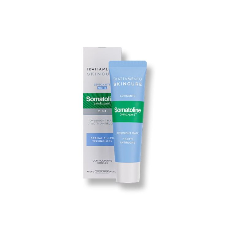 Somatoline Skin Expert Skincure Overnight Mask Levigante - Trattamento 7 notti ad azione anti-rughe - 50 ml
