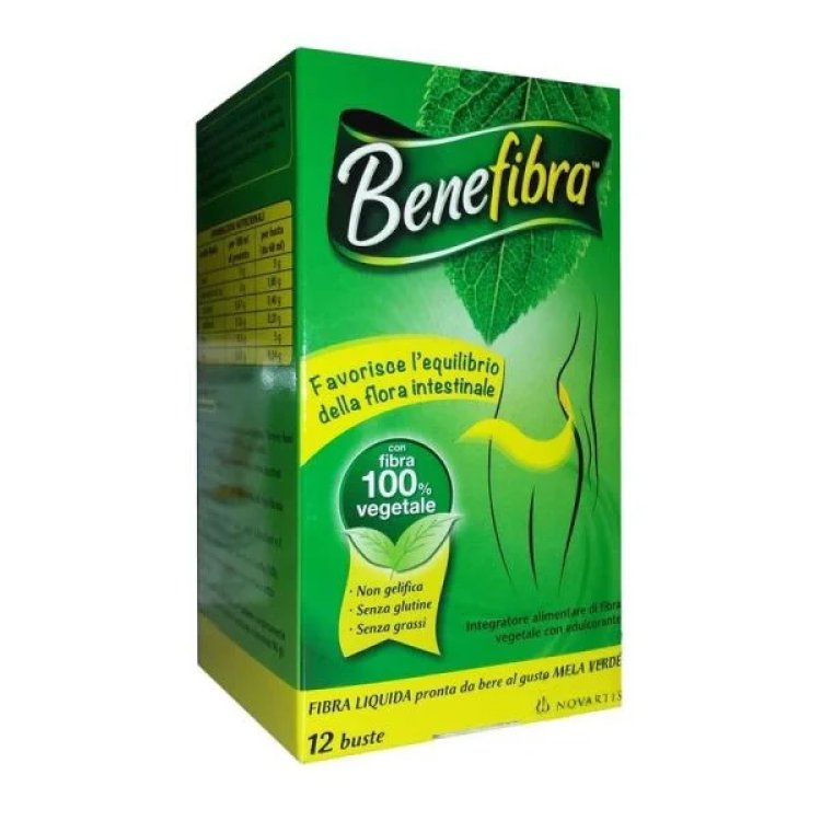 Benefibra Liquida - Integratore alimentare ad elevato contenuto di fibra vegetale - 12 buste - Promo 2024