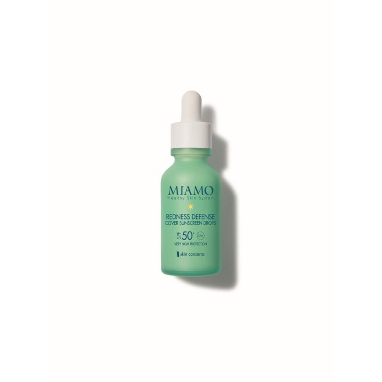 Miamo Skin Concerns Redness Defense Cover Sunscreen Drops SPF50+ - Siero viso anti rossore - 30 ml