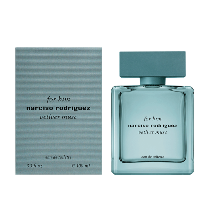 Narciso Rodriguez for Him Vetiver Musc Eau De Toilette - Per un uomo elegante e magnetico - 100 ml - Vapo