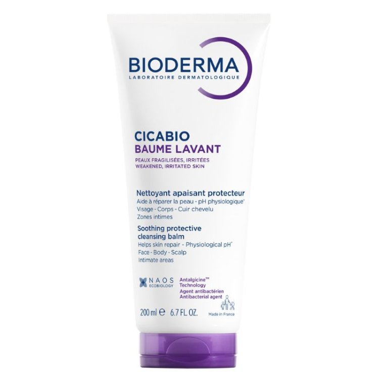 Bioderma Cicabio Baume Lavant - Balsamo detergente per pelle indebolita e irritata - 200 ml 