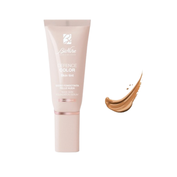 Bionike Defence Color Skin Tint SPF 15 703 - Siero fondotinta effetto pelle nuda - Tonalità praline - 30 ml