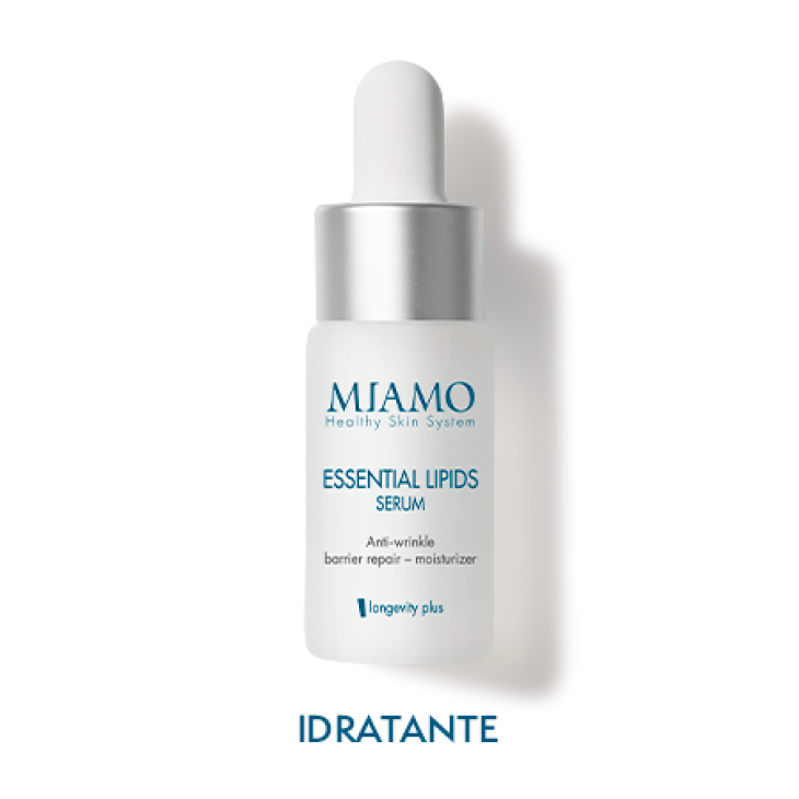 Miamo Longevity Plus Essential Lipids Serum - Siero idratante ed antirughe per pelle secca e sensibile - Travel size - 10 ml