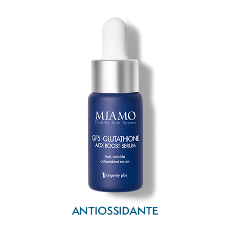 Miamo Longevity Plus GF5 Glutathione Aox Boost Serum - Siero viso antiossidante e anti-rughe - Travel size - 10 ml