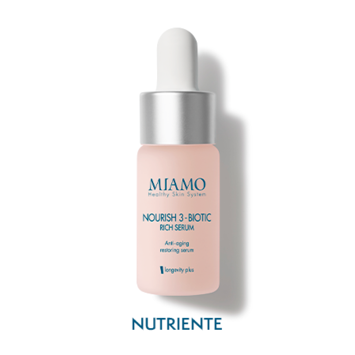 Miamo Longevity Plus Nourish 3-Biotic Rich Serum - Siero viso nutriente anti-età - Travel size - 10 ml