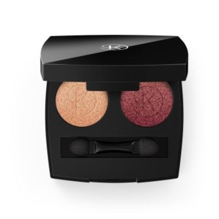 Korff Make Up Palette Duo Summer Edition 02 - Duo ombretti effetto brillante - Nuance sunset pink - Trousse da 3 g