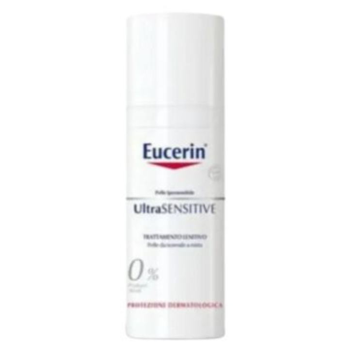 Eucerin Ultrasensitive Trattamento Lenitivo - Crema idratante per pelle secca, ipersensibile e reattiva - 50 ml