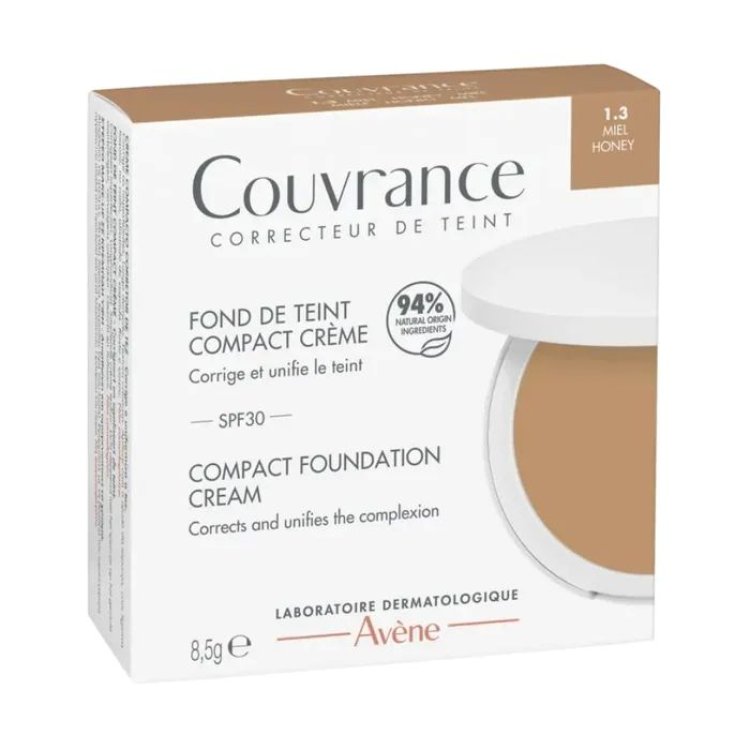 Avene Couvrance Fondotinta Compatto in crema Colore Miele - Uniformante e correttivo Avene Couvrance Fondotinta Compatto in crema Colore Miele - Uniformante e correttivo