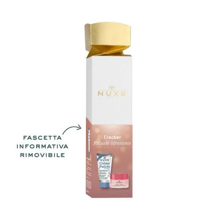 Nuxe Cofanetto Natale 2024 Cracker Very Rose - Crema Viso Rimpolpante 30 ml + Balsamo labbra alla rosa 15 g