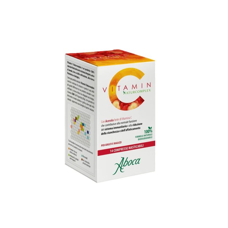 Vitamin C NaturComplex - Integratore di Vitamina C - 14 compresse masticabili Vitamin C NaturComplex - Integratore di Vitamina C - 14 compresse masticabili