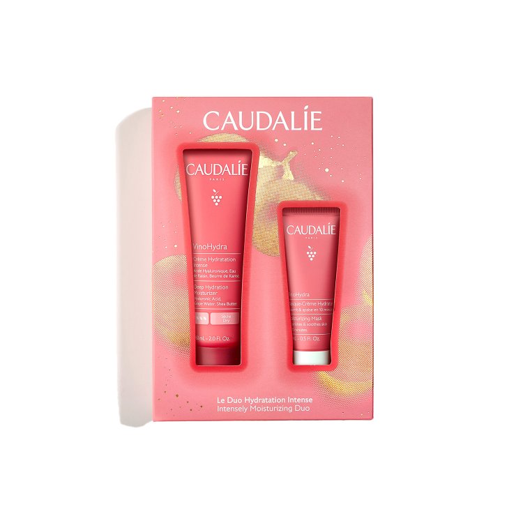 Caudalie Cofanetto di Natale 2024 Vinohydra Duo Idratazione - Crema sorbetto viso 60 ml + Maschera crema idratante 15 ml