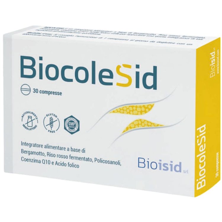 Bioisid Biocolesid Integratore Alimentare per Benessere Cardiovascolare, 30 Compresse