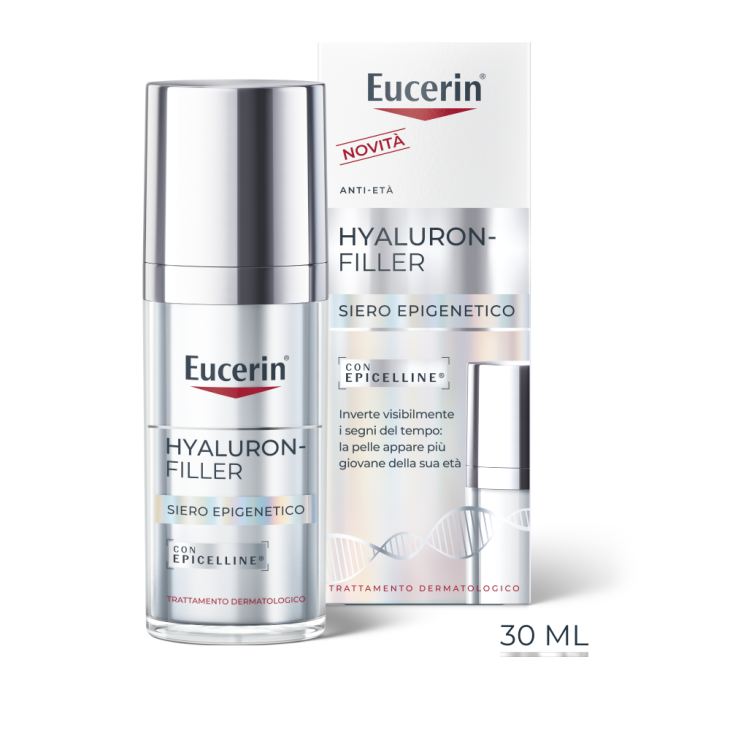 Eucerin Hyaluron-Filler Siero Epigenetico - Siero viso antiage rivoluzionario - 30 ml