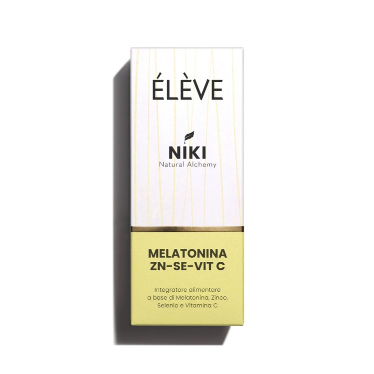 Eleve Niki Melatonina Zinco Selenio Vitamina C - Integratore per difficoltà ad addormentarsi e jet-leg - 60 capsule Eleve Niki Melatonina Zinco Selenio Vitamina C - Integratore per difficoltà ad addormentarsi e jet-leg - 60 capsule