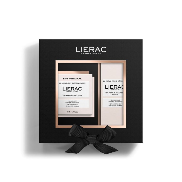 Lierac Cofanetto di Natale 2024 Lift Integral Crema giorno 50 ml + Crema collo 50 ml - Idea regalo antietà